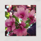 Cartes de visite Fleurs en Fleur (Dos)