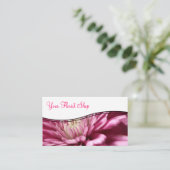 Cartes de visite florales (Debout devant)