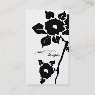 Cartes de visite floraux