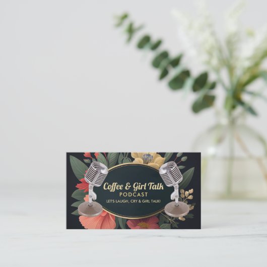 Cartes de visite floraux (Debout devant)