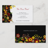 Cartes de visite floraux (Devant / Derrière)