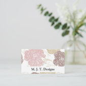 Cartes de visite floraux (Debout devant)