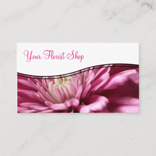 Cartes de visite floraux (Devant)