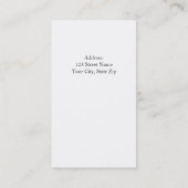 Cartes de visite floraux (Dos)