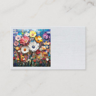 Cartes de visite floraux Abstraits