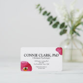 Cartes de visite floraux d'aquarelle (Debout devant)