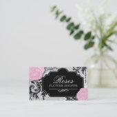 Cartes de visite floraux de concepteur (Debout devant)