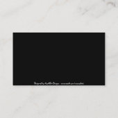 Cartes de visite floraux roses de frontière (Dos)