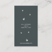 cartes de visite floraux vintages (Dos)