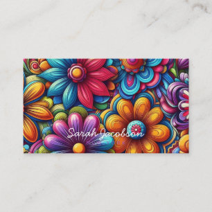 Cartes de visite Flower Power