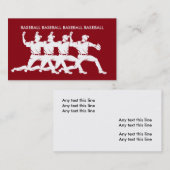 Cartes de visite frais de base-ball (Devant / Derrière)