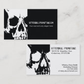 Cartes de visite frais de crâne (Devant / Derrière)