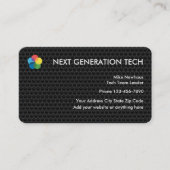 Cartes de visite frais de logo de technologie (Devant)