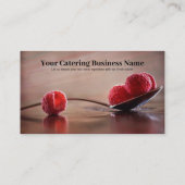Cartes de visite frais de restauration de cuisine (Dos)