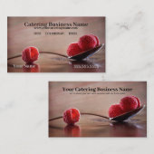 Cartes de visite frais de restauration de cuisine (Devant / Derrière)