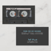 Cartes de visite frais d'enregistreur à cassettes (Devant / Derrière)