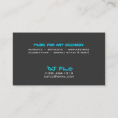 Cartes de visite frais d'enregistreur à cassettes (Dos)