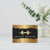 Cartes de visite frais d'entraîneur de forme (Debout devant)