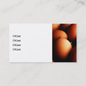 Cartes de visite frais d'oeufs (Dos)