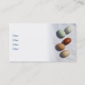 Cartes de visite frais d'oeufs (Dos)