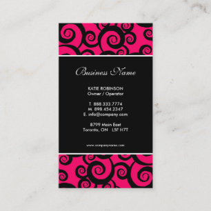 Cartes de visite frais et géniaux