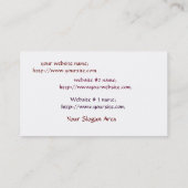 Cartes de visite frisons de ferme (Dos)