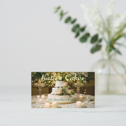 Cartes de visite--Gâteau (Debout devant)