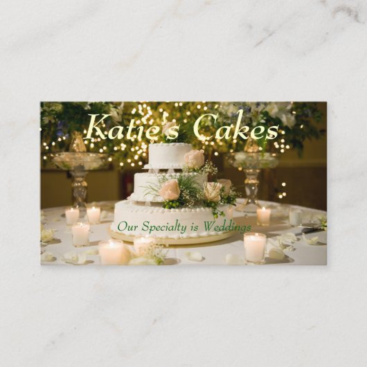Cartes de visite--Gâteau (Devant)