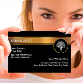 Cartes de visite généalogiques classiques