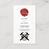 Cartes de visite généraux (Dos)