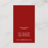 Cartes de visite géniaux (Dos)