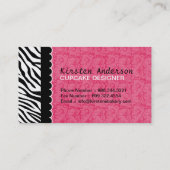 Cartes de visite géniaux de boulangerie de petit (Dos)