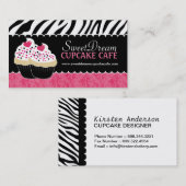 Cartes de visite géniaux de boulangerie de petit (Devant / Derrière)