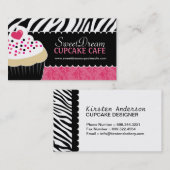 Cartes de visite géniaux de boulangerie de petit (Devant / Derrière)