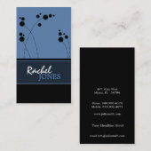 Cartes de visite géniaux de points (Devant / Derrière)