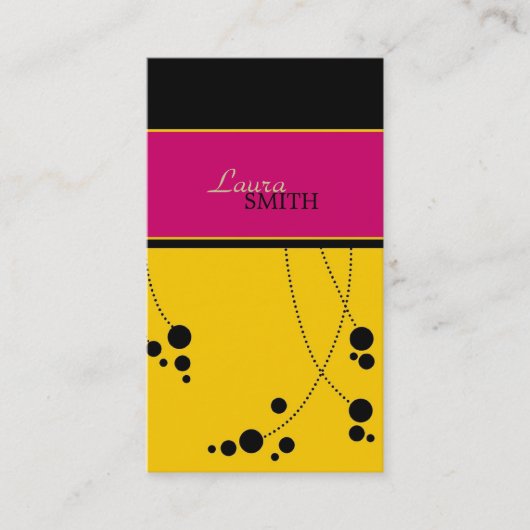 Cartes de visite géniaux de points (Devant)