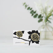 Cartes de visite géniaux de tournesol (Debout devant)