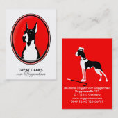 Cartes de visite Gentils Géants (Devant / Derrière)
