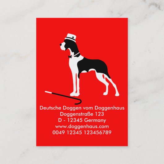 Cartes de visite Gentle Giants (Dos)