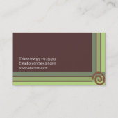 Cartes de visite géométriques (Dos)