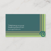 Cartes de visite géométriques (Dos)