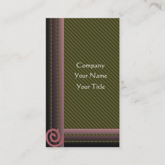 Cartes de visite géométriques (Devant)