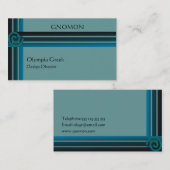 Cartes de visite géométriques (Devant / Derrière)