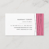 Cartes de visite géométriques modernes | Berry (Devant)