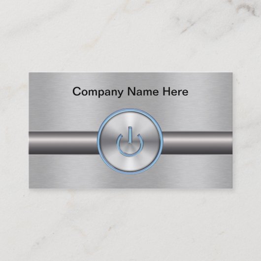 Cartes de visite globaux de technologie (Devant)