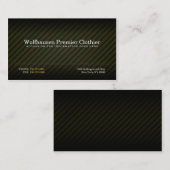 Cartes de visite Gold Armani (Devant / Derrière)