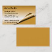 Cartes de visite Gold Foil (Devant / Derrière)