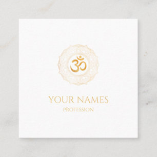  CARTES DE VISITE: GOLD MANDALA + OHM 
