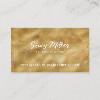 Cartes de visite Gold personnalisables