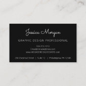 Cartes de visite Gold Professional (Dos)